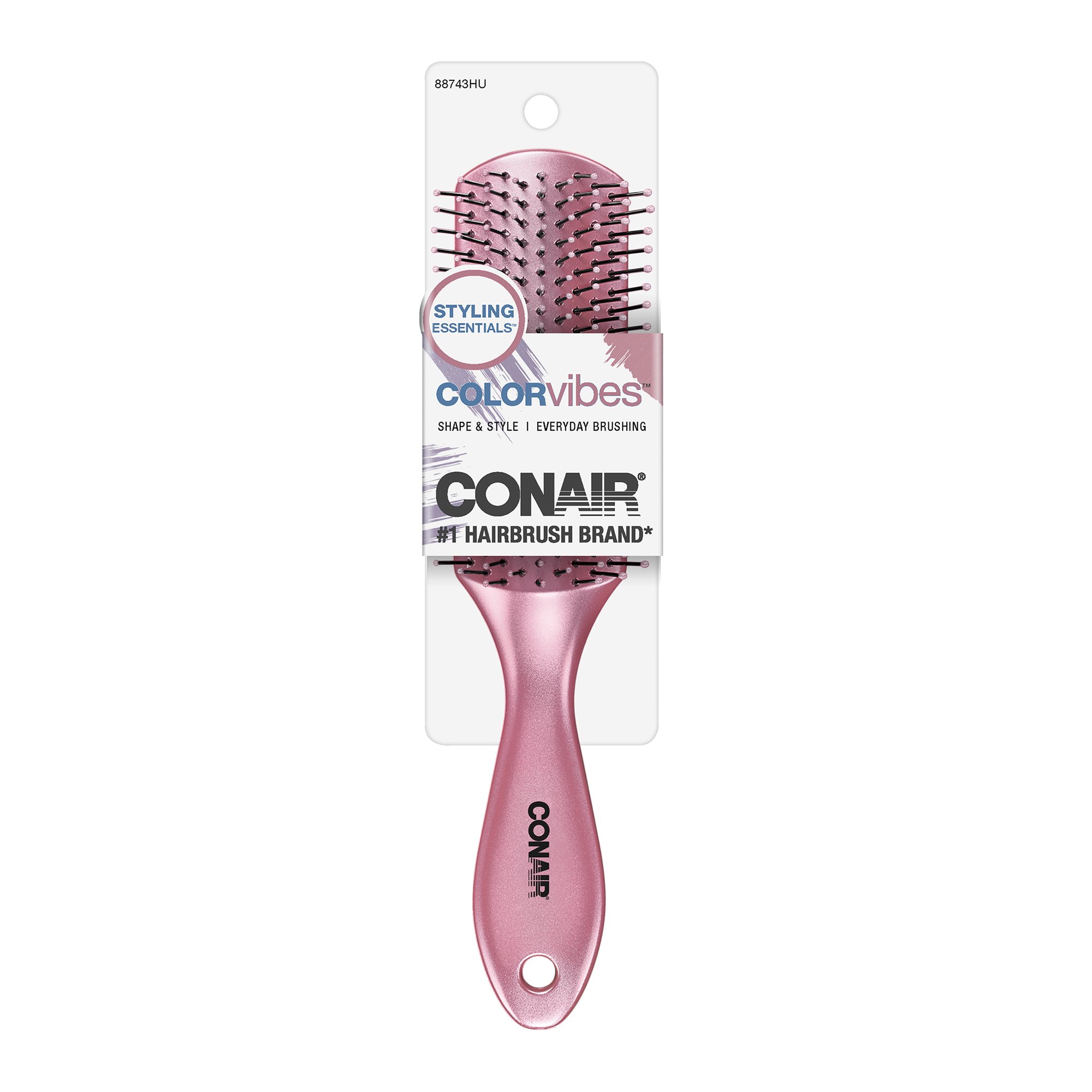 Conair Color Vibes Everyday Stylers All Purpose Brush Satin Metallic Finish Shop Brushes