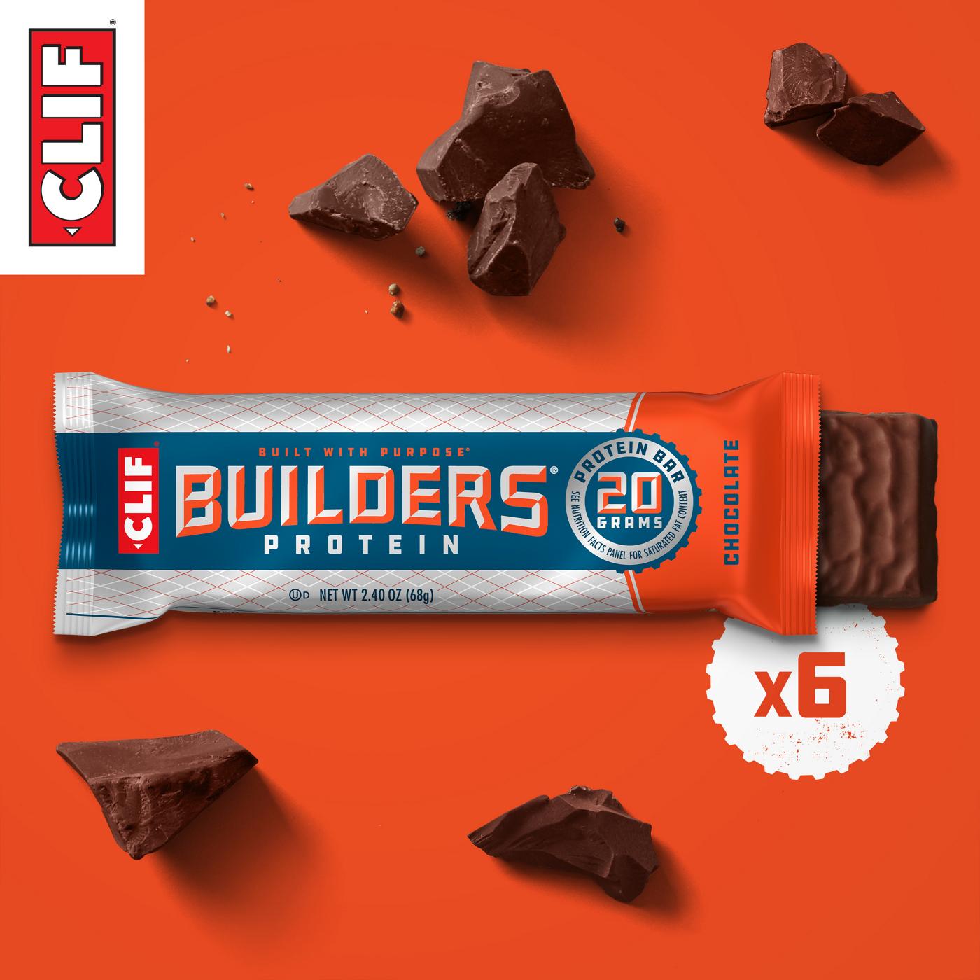 Clif Builders 20g Protein Bars -  Chocolate; image 2 of 10