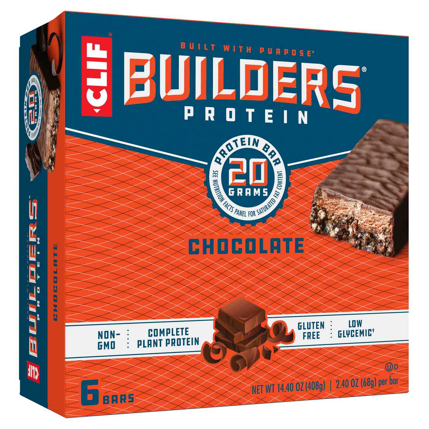 Clif Builders 20g Protein Bars -  Chocolate; image 1 of 10