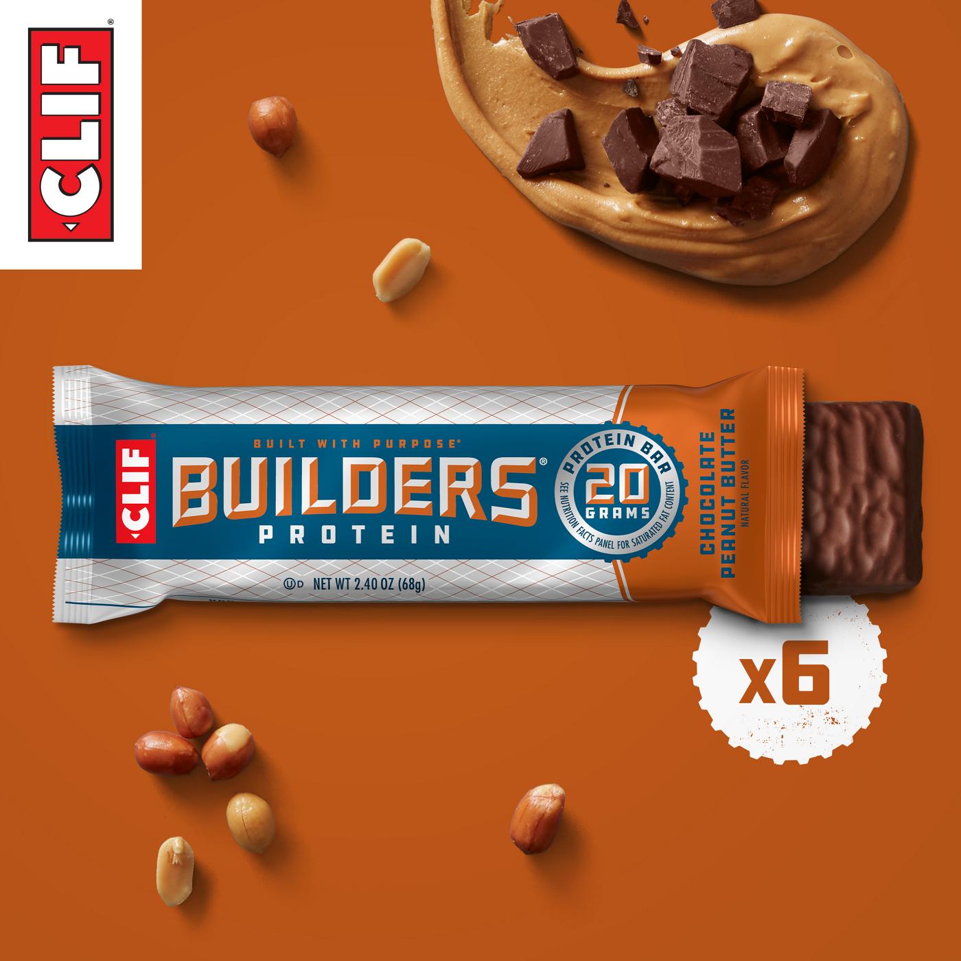 Clif Builders 20g Protein Bars -  Chocolate Peanut Butter; image 8 of 10