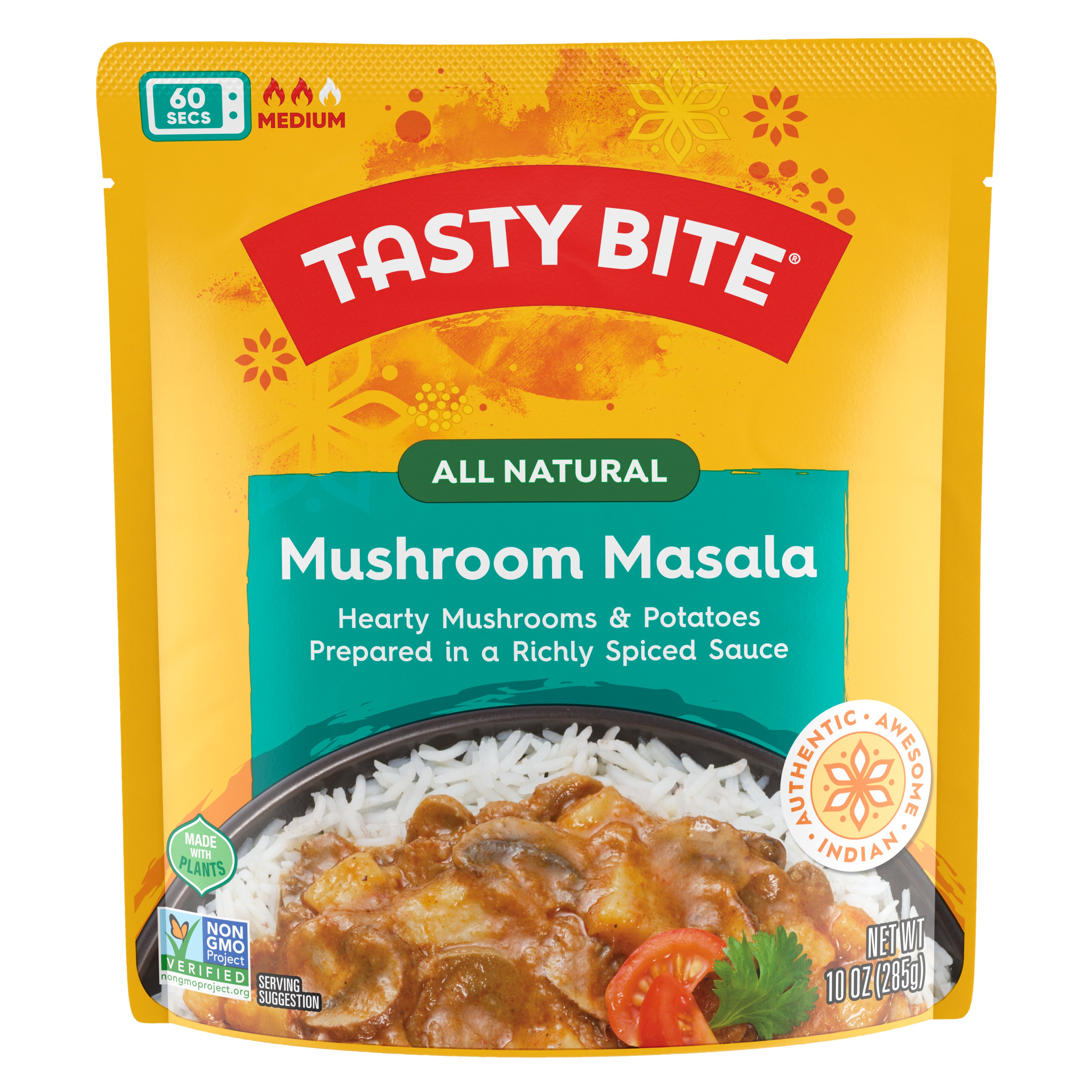 Tasty Bite Mushroom Masala - Shop Pantry Meals At H-E-B