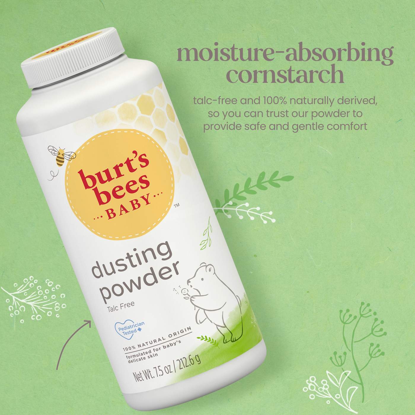 Burt's Bees Baby Dusting Powder; image 10 of 10
