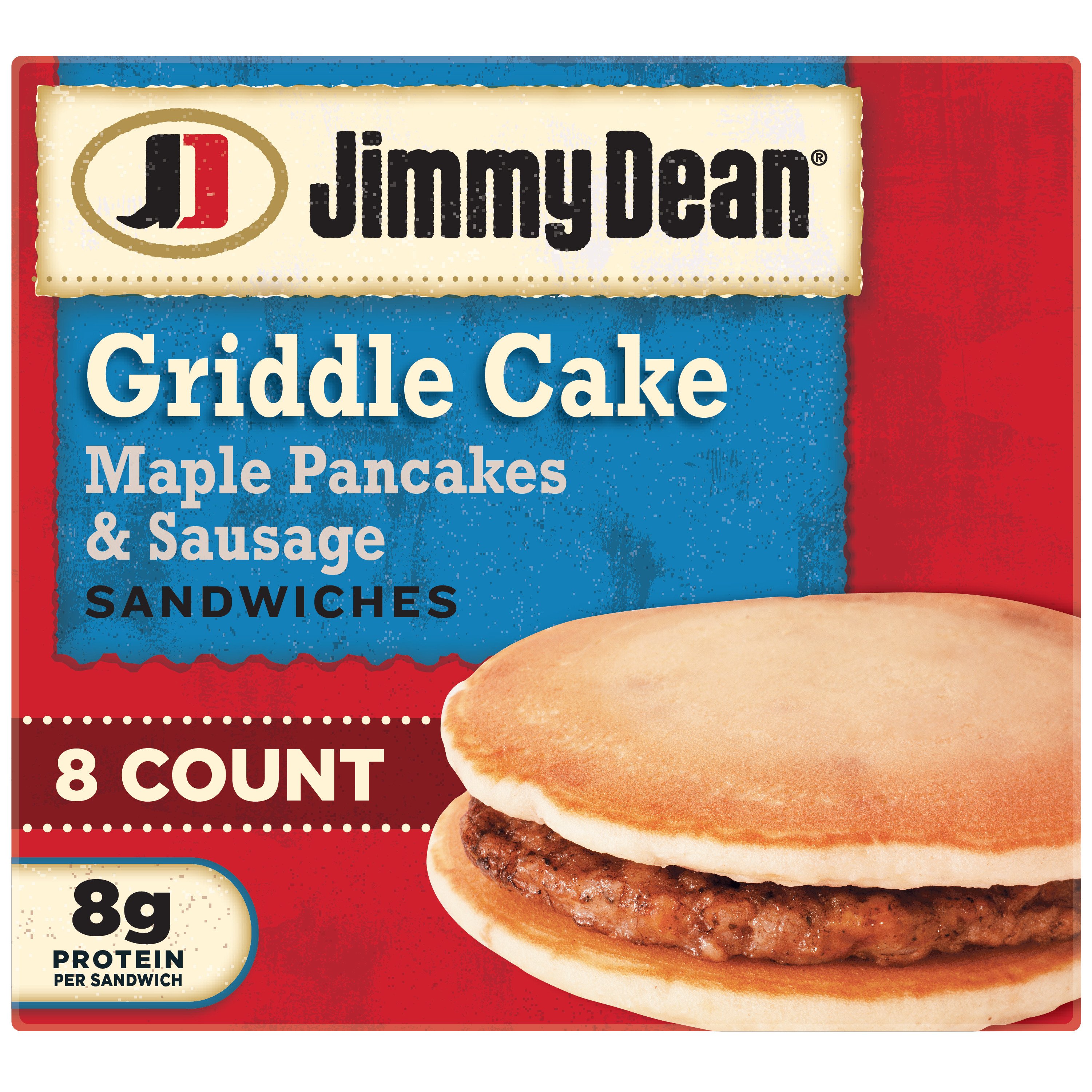 Jimmy Dean Griddle Cake Sandwiches Maple Pancakes & Sausage Family Pack