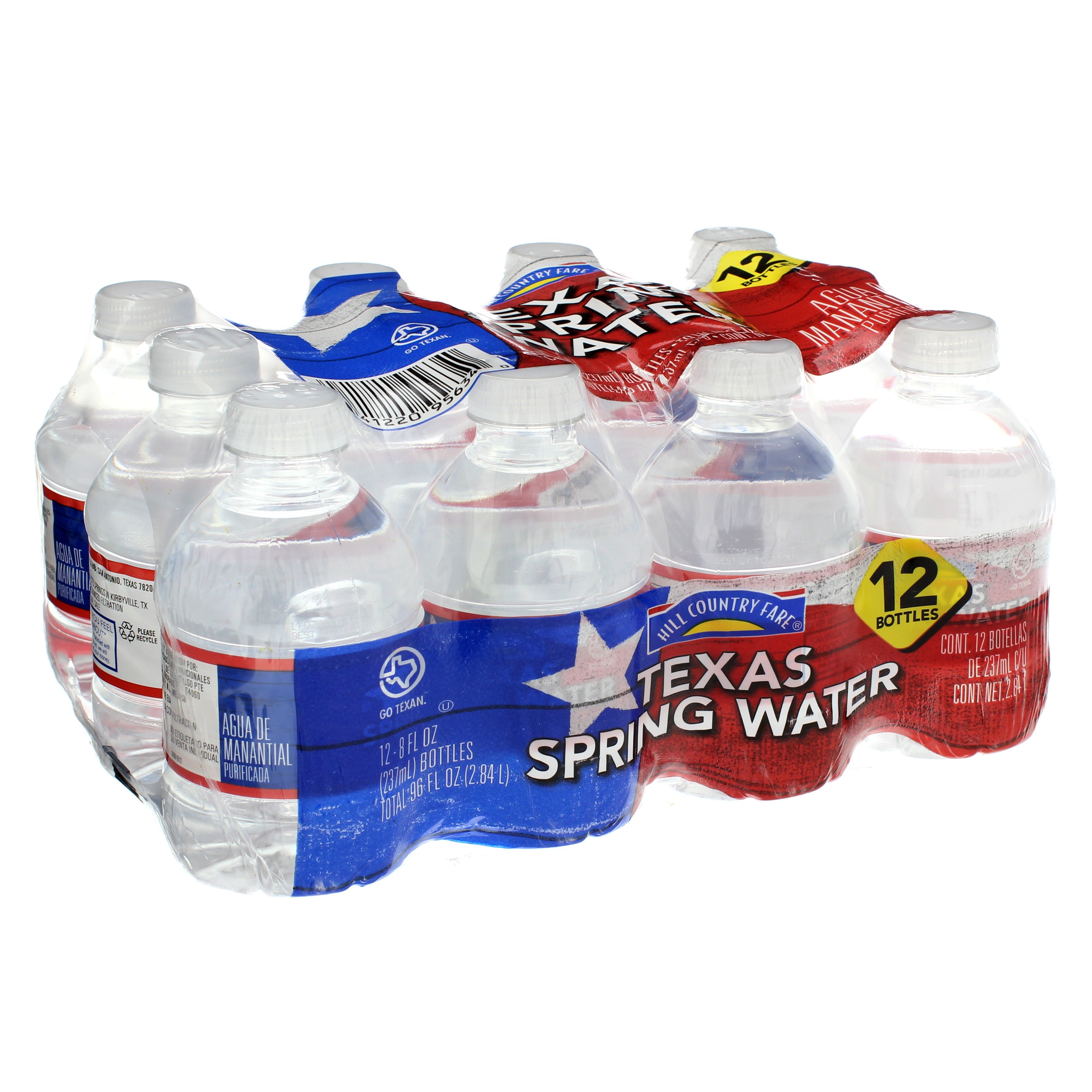 Hill Country Fare Spring Water 8 oz Bottles - Shop Water at H-E-B