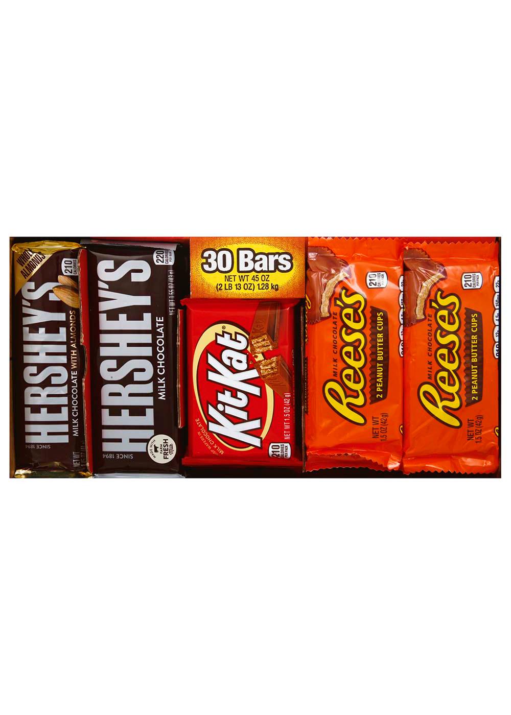 M&M's, Skittles and More Candy Bars, Variety Pack, Full Size, 30