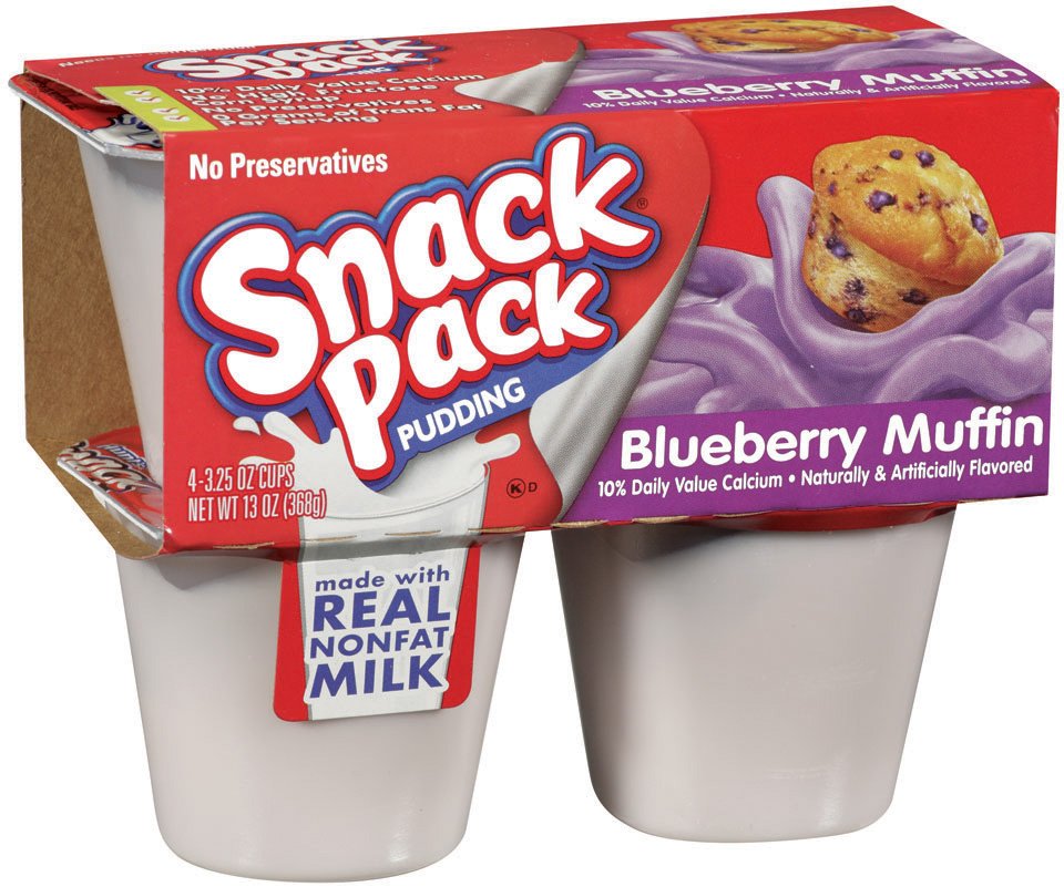 Hunt's Snack Pack Blueberry Muffin Pudding Shop Pudding & Gelatin at
