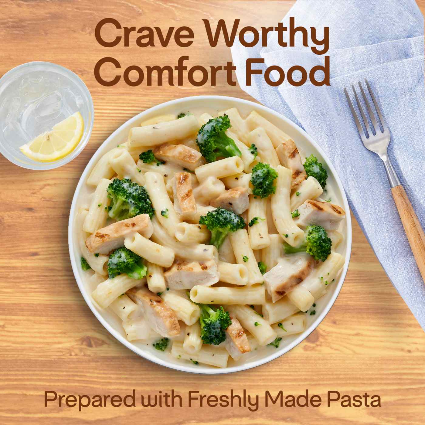 Lean Cuisine Comfort Cravings Broccoli & Chicken Alfredo Pasta Frozen Meal; image 3 of 7