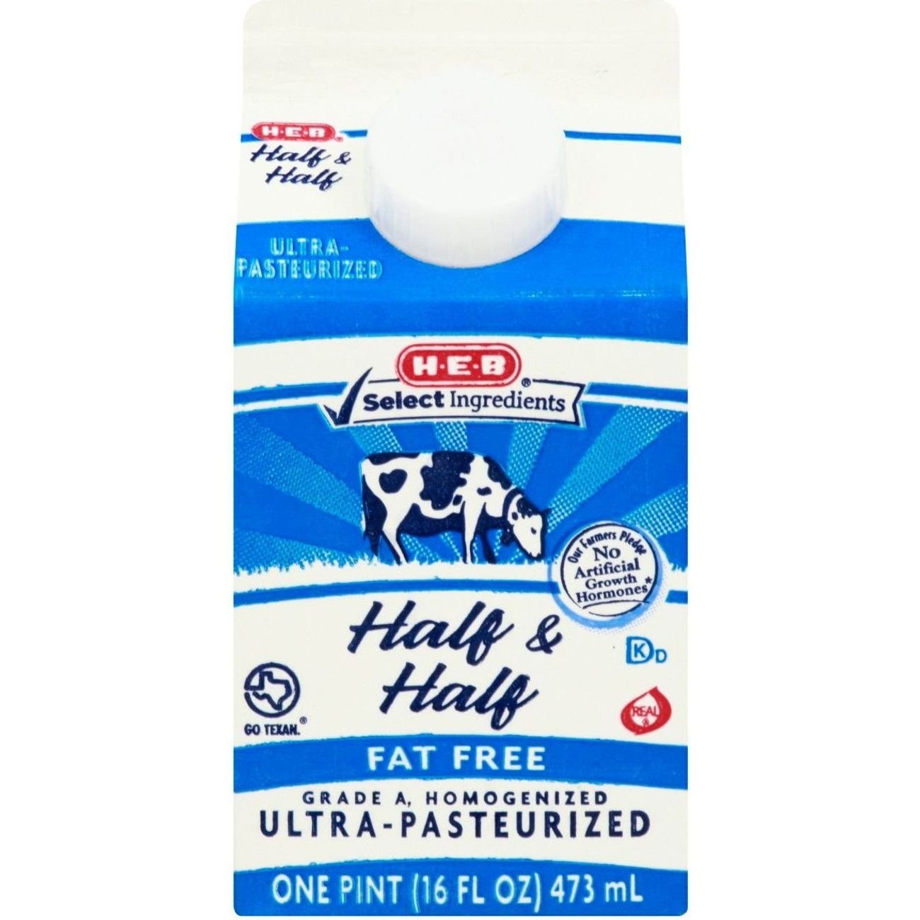 H E B Fat Free Half Half Shop Cream At H E B