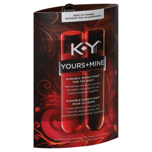 K-Y Yours+Mine Kissable Sensations For The Body Chocolate & Strawberry -  Shop Lubricants at H-E-B