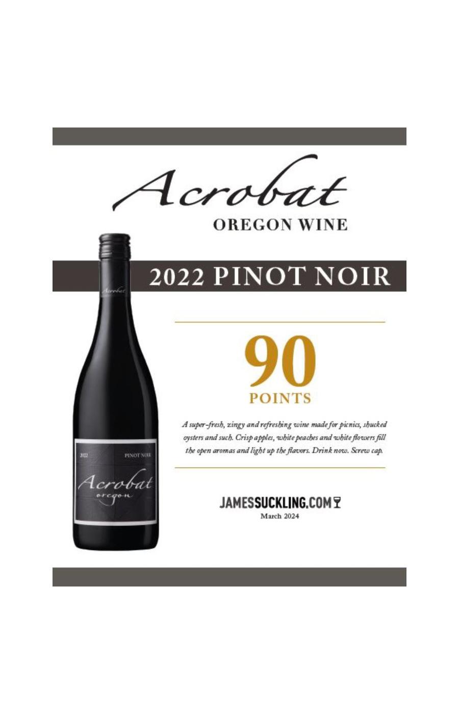 Acrobat Pinot Noir Red Wine; image 4 of 7