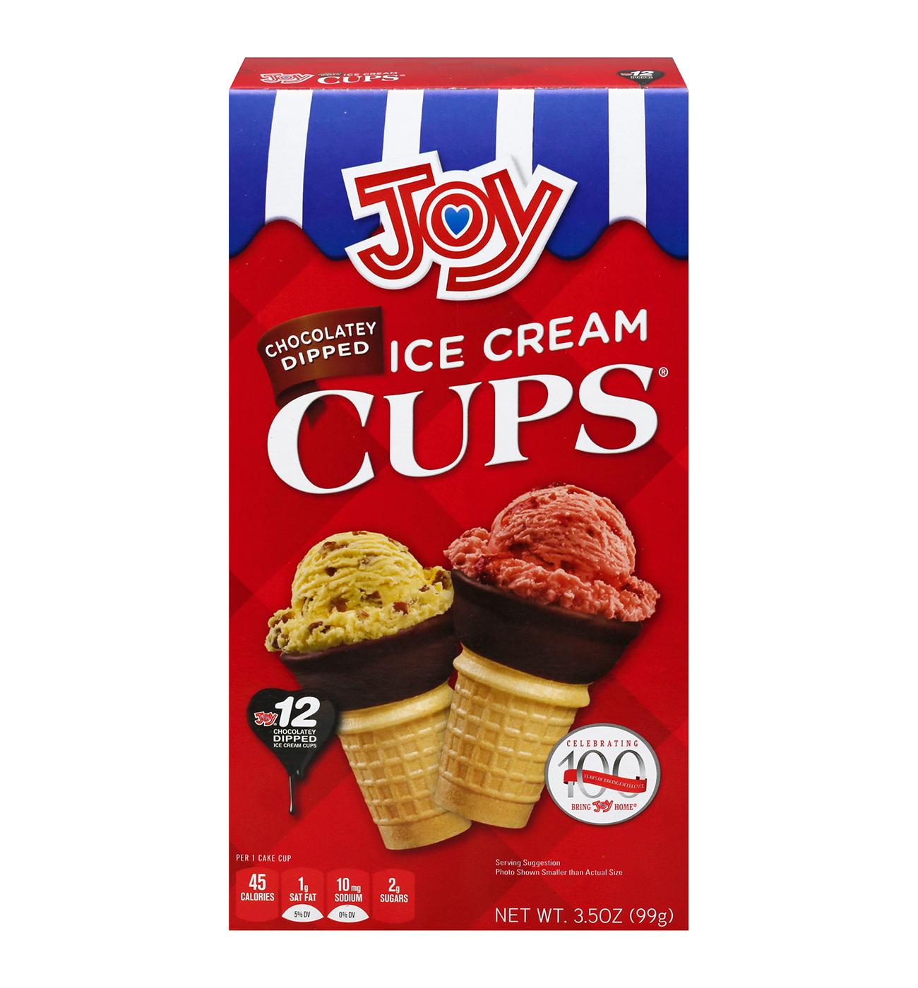 Joy Chocolatey Dipped Cake Cones; image 1 of 4