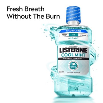 Listerine Cool Mint Zero Alcohol Mouthwash
