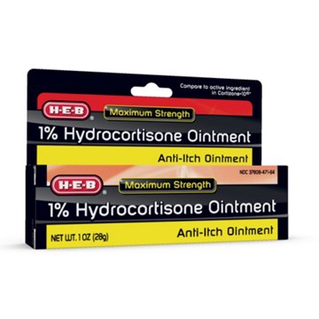 H-E-B 1% Maximum Strength Hydrocortisone Ointment, 1 oz