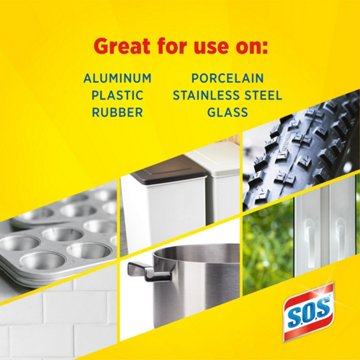 Clorox S.O.S. Lavender Scent Soap Filled Steel Wool Pads, 10 pk