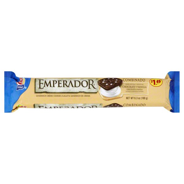 Gamesa Emperador Chocolate & Vanilla Creme Sandwich Cookies Shop