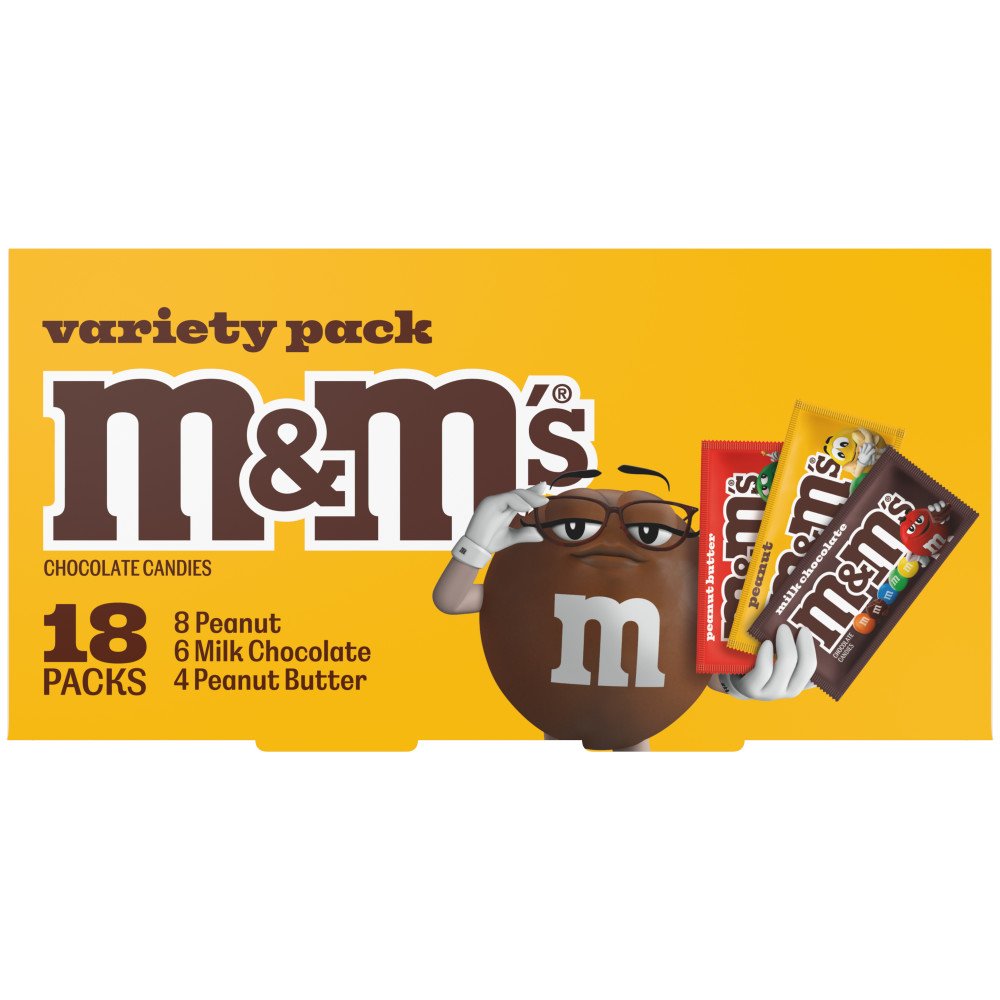 M&M and Mars Chocolate Variety Pack 30 CT