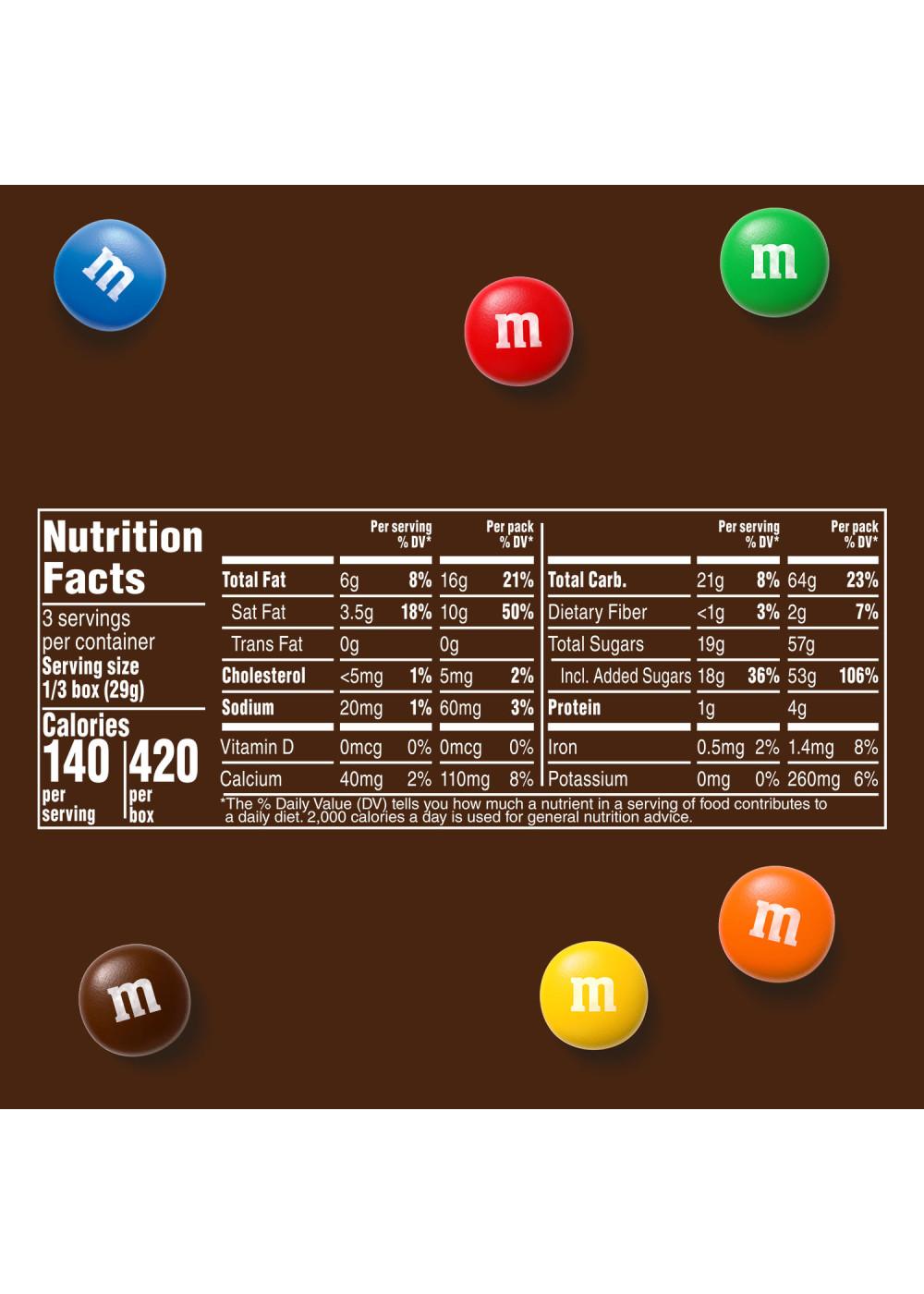 M&M'S Milk Chocolate Candy Theater Box; image 3 of 8