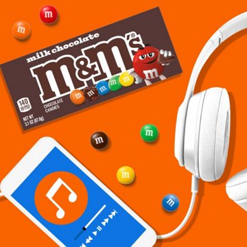 M&M'S Milk Chocolate Candy Theater Box, 3.1 oz