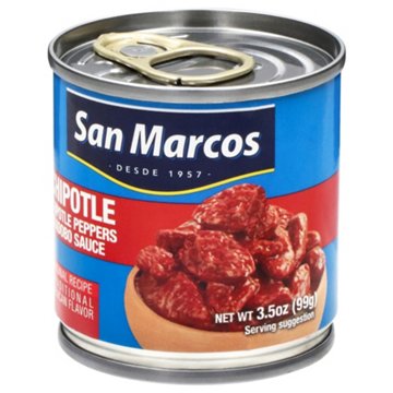 San Marcos Chipotle Peppers in Adobo Sauce, 3.5 oz