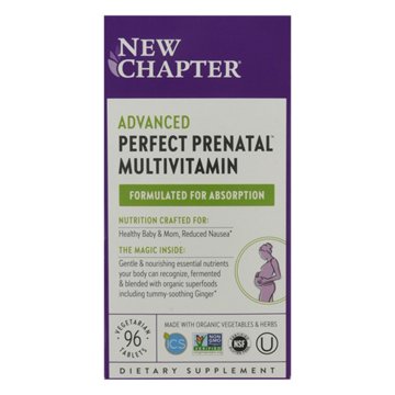 New Chapter Advanced Perfect Prenatal Multivitamin Tablets, 96 ct