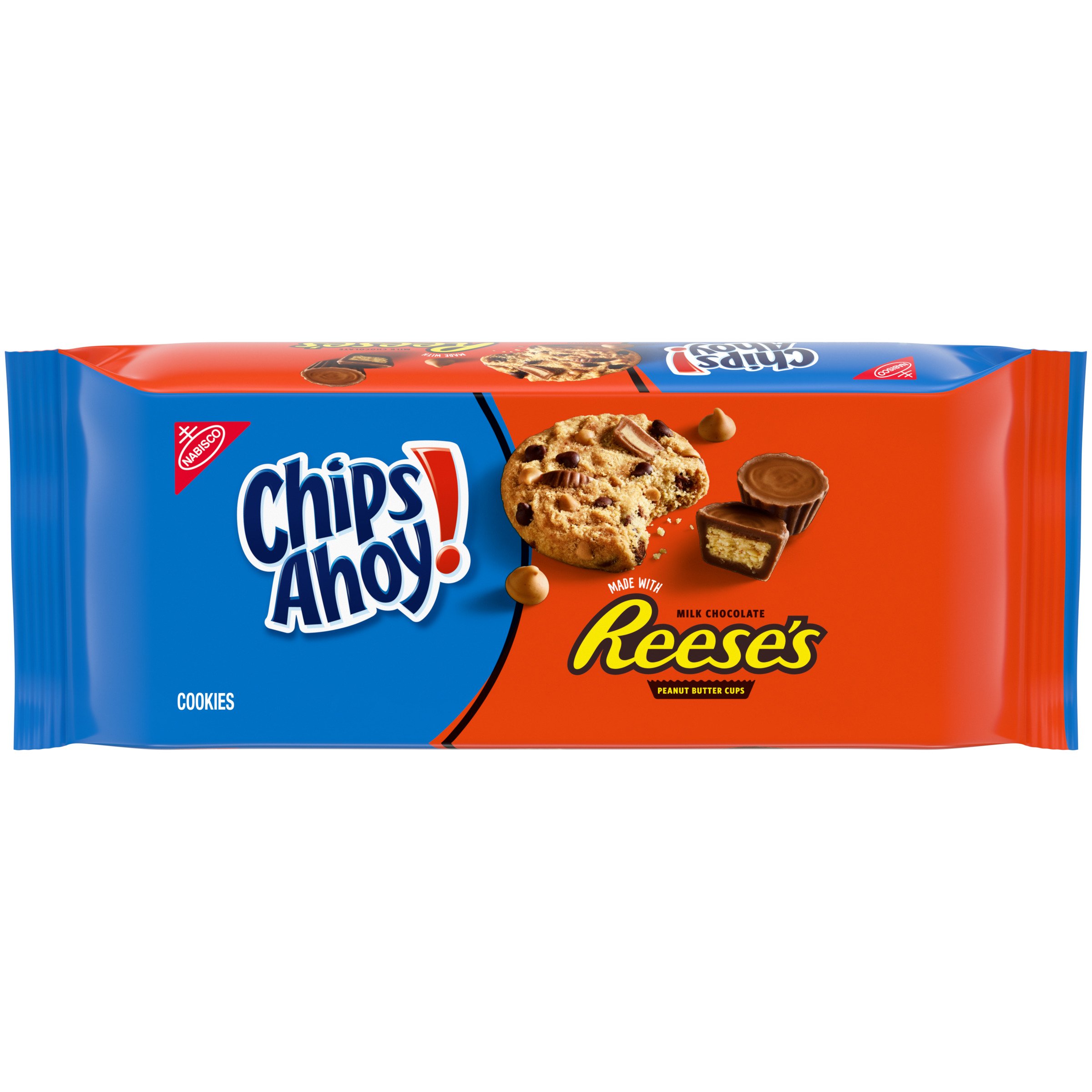 Nabisco Chips Ahoy Made With Reese S Peanut Butter Cups Chocolate Chip Cookies Shop Cookies At H E B