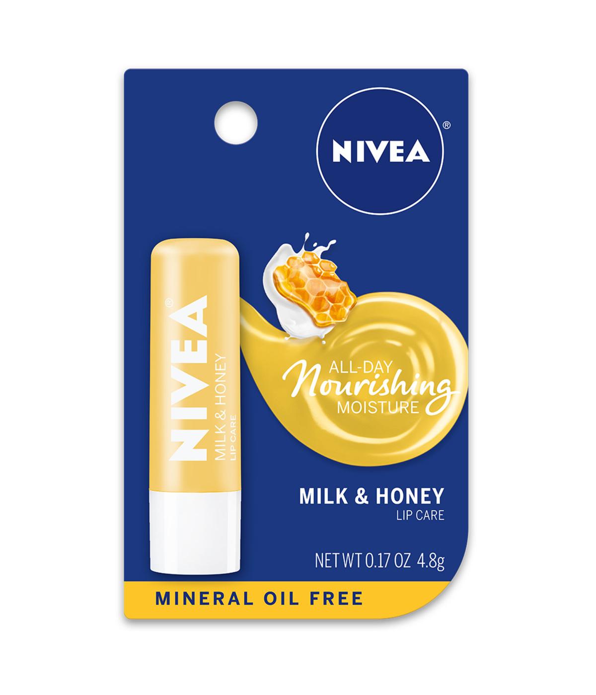 NIVEA Milk & Honey Lip Care Carded Pack; image 1 of 4