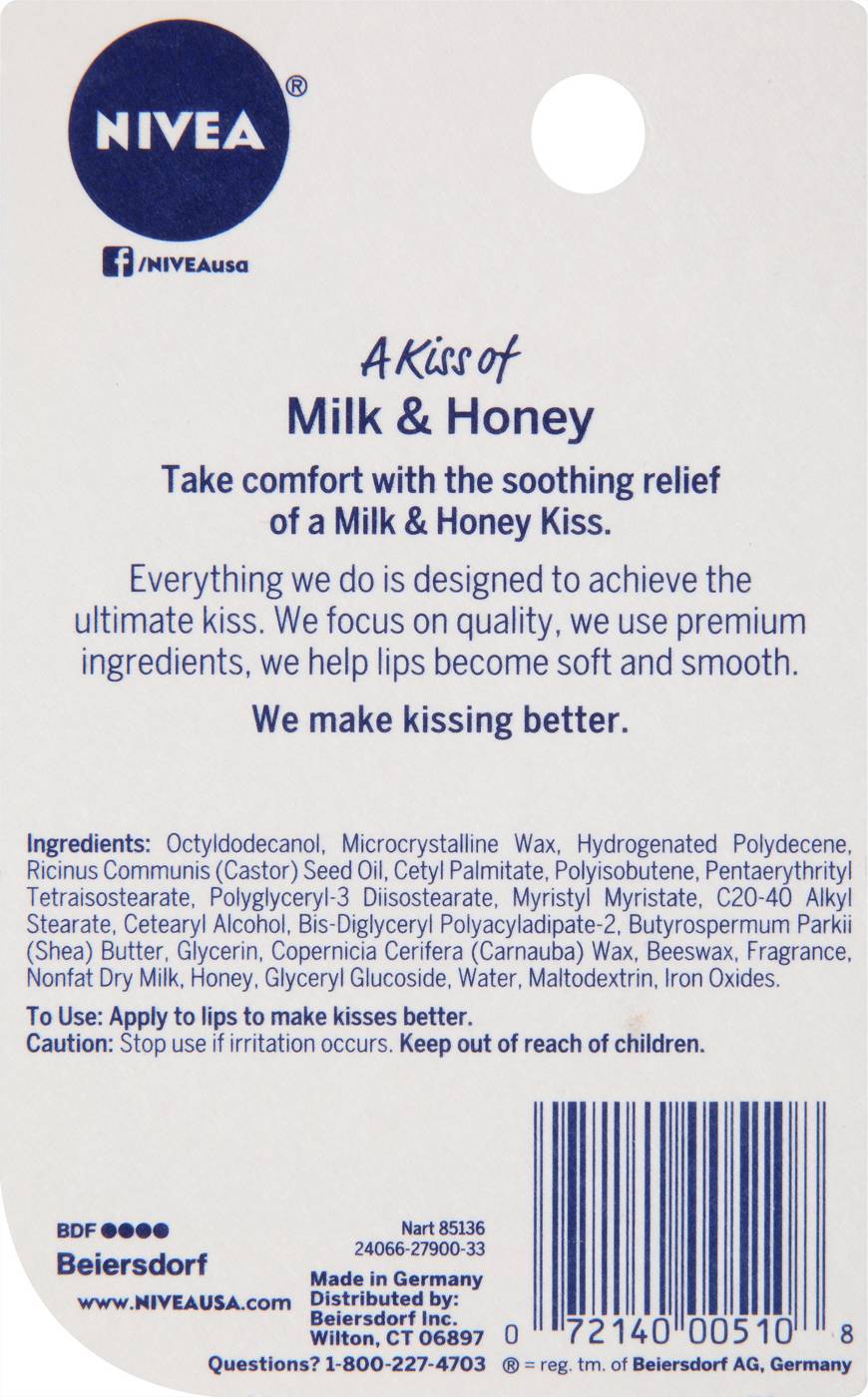 NIVEA Milk & Honey Lip Care Carded Pack; image 3 of 4