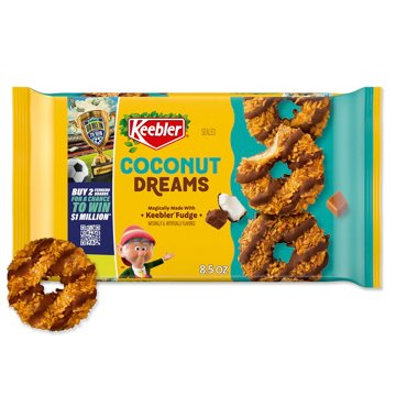 Keebler Coconut Dreams Fudge Caramel & Coconut Cookies