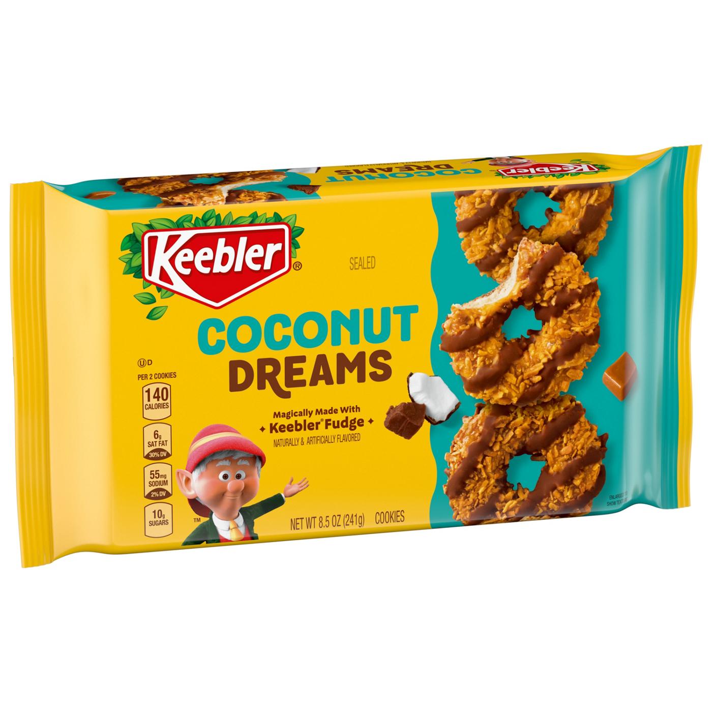 Keebler Coconut Dreams Fudge Caramel & Coconut Cookies; image 3 of 5