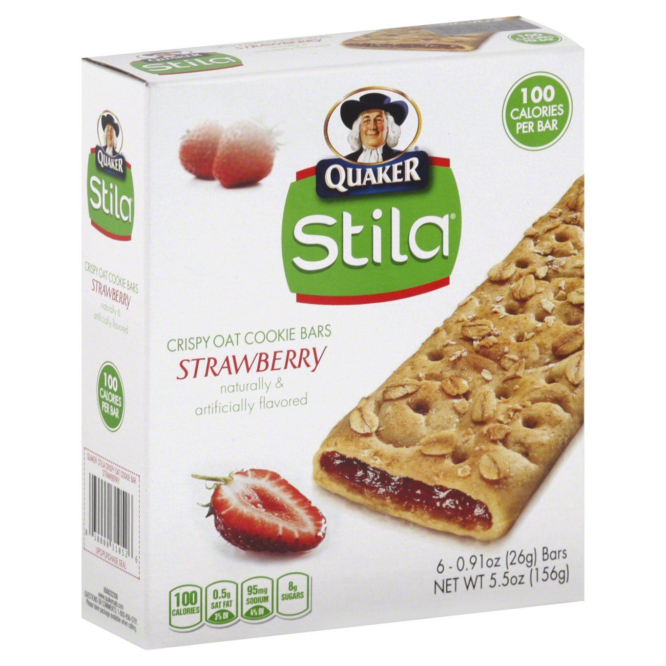 Quaker Stila Strawberry Crispy Oat Cookie Bars 6 PK Shop Snacks