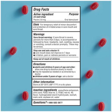 Luden's Sugar Free Soothing Throat Drops - Wild Cherry, 25 ct