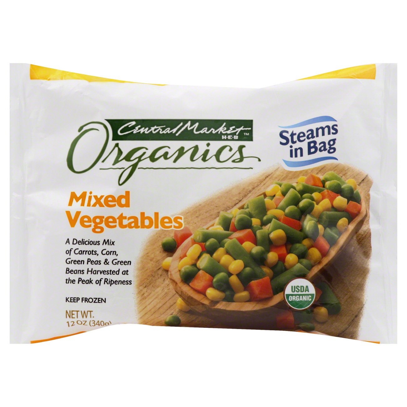 Central Market Organic Steamable Mixed Vegetables Shop Mixed