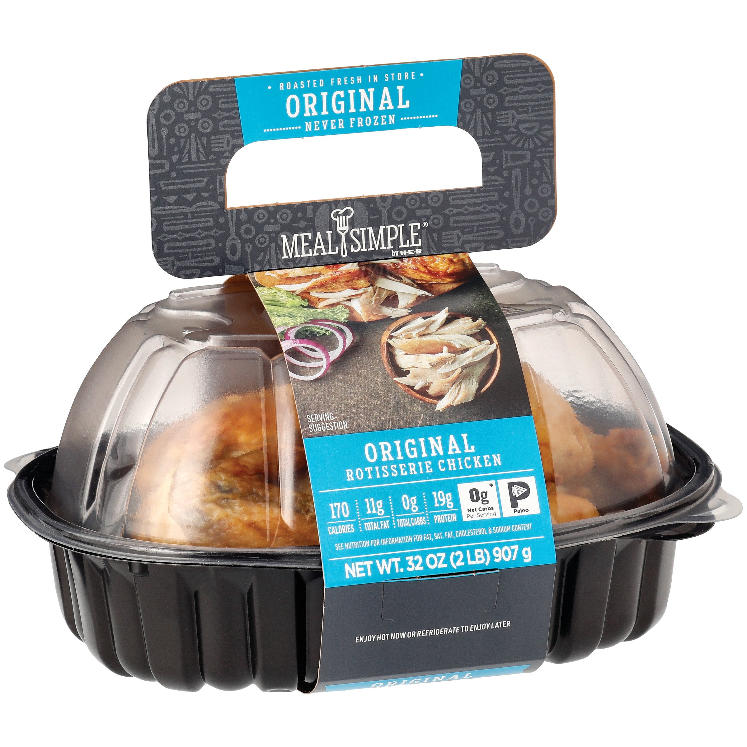 HEB Meal Simple Original Rotisserie Chicken Shop Entrees & Sides at