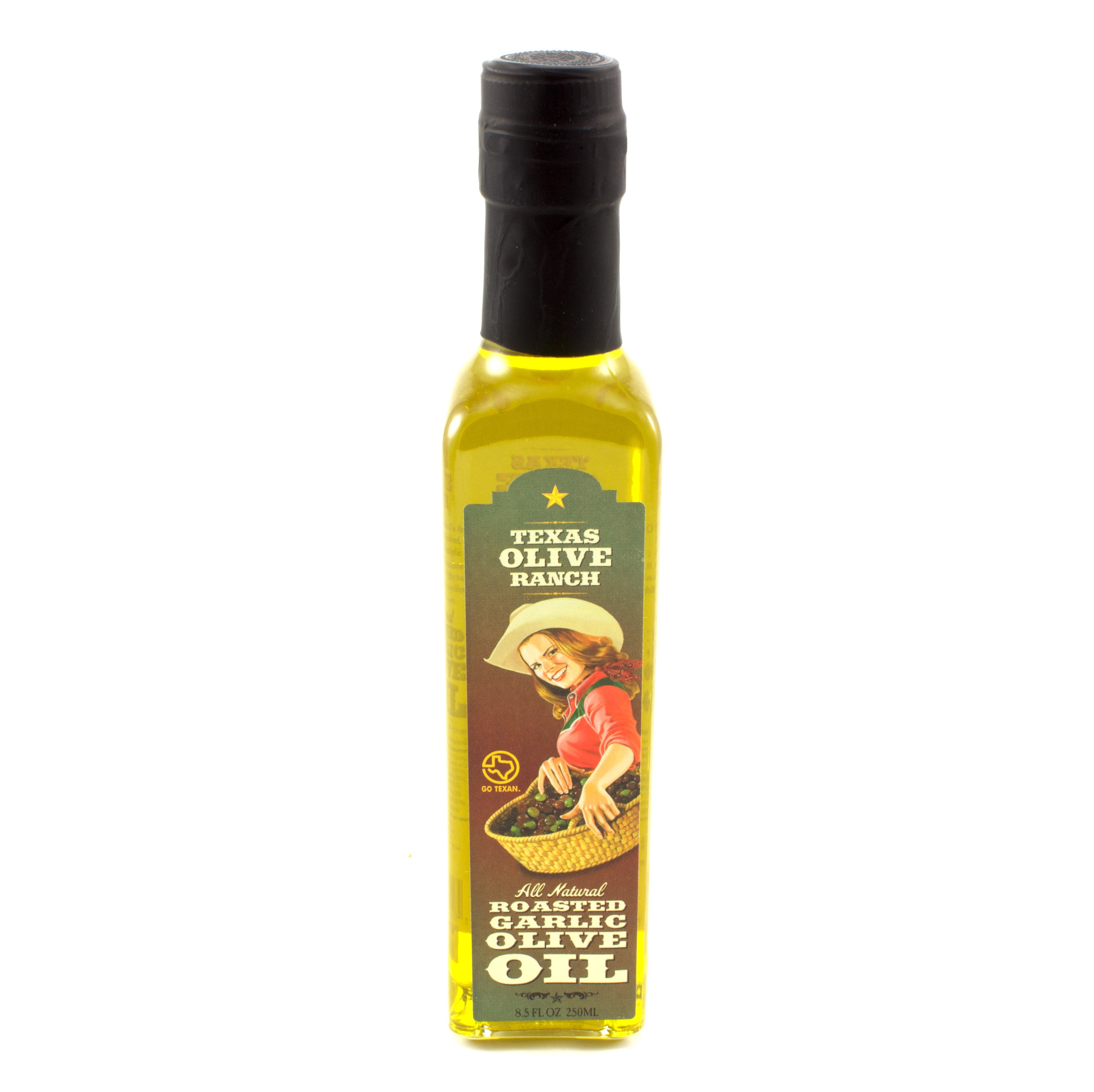 Texas Olive Ranch Roasted Garlic Olive Oil Shop Oils at HEB