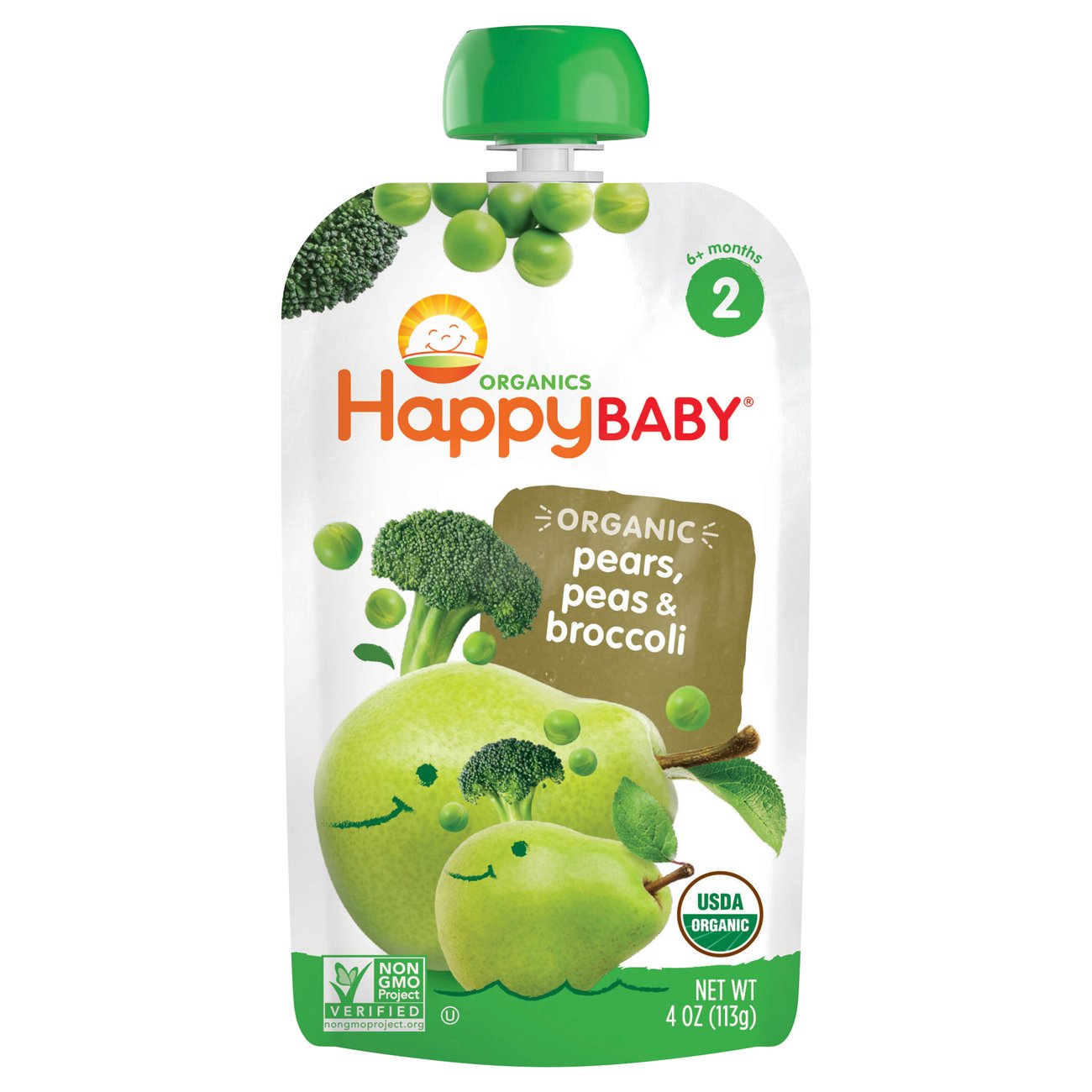 Happy baby organic stage 2 hot sale baby food