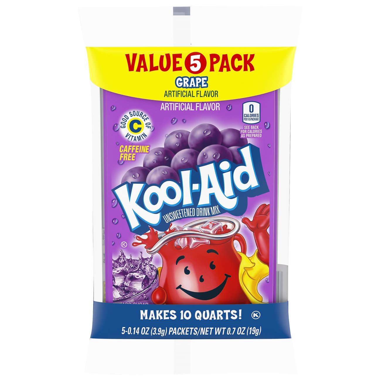 Kool-Aid Drink Mix Orange Unsweetened - 0.15 oz pkt