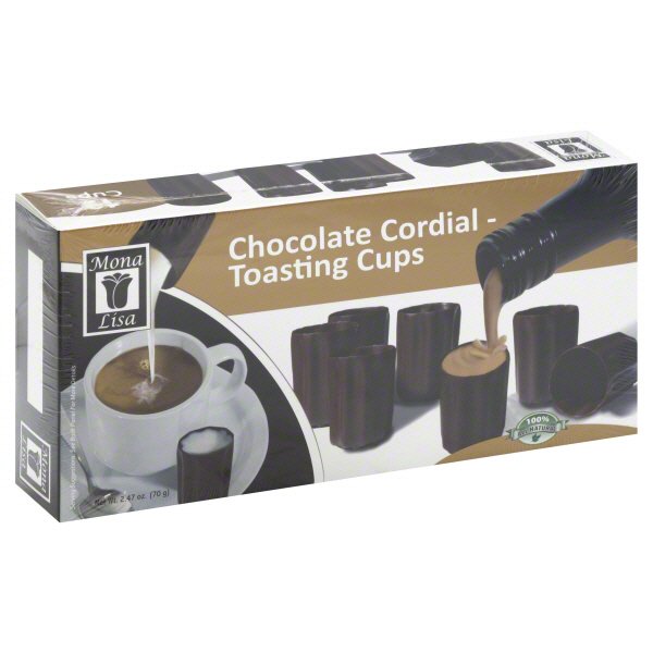 Mona Lisa Chocolate Cordial Toasting Cups Shop Candy at HEB