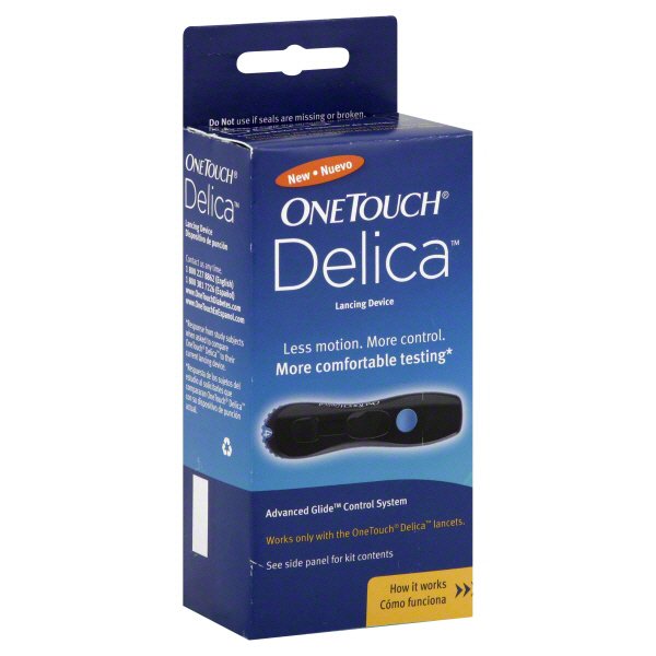 One Touch Delica Lancet Device Shop Lances at HEB