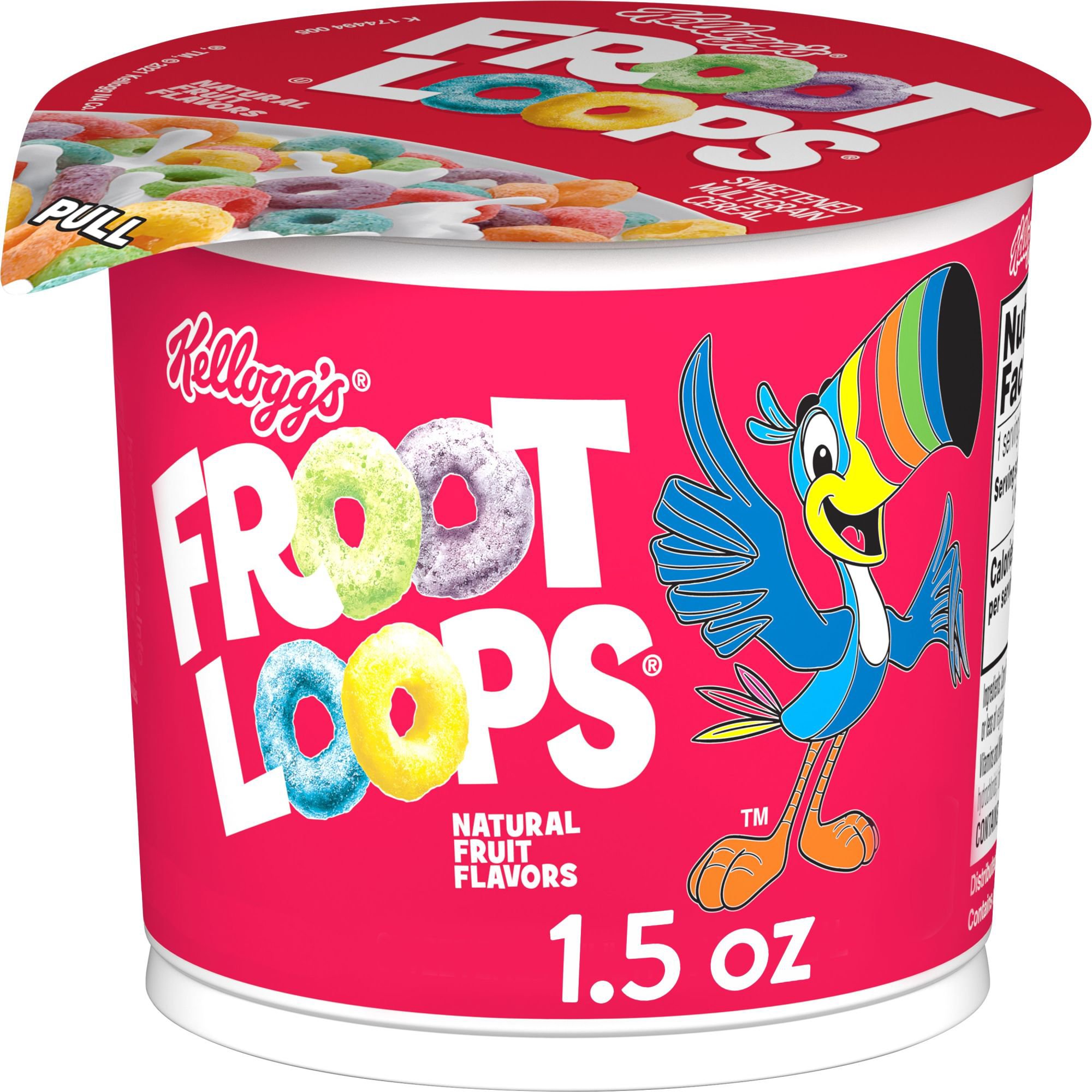 Froot Loops Cereal, Natural Fruit Flavors, Large Size