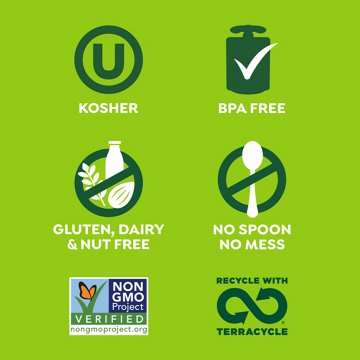 GoGo squeeZ No Sugar Added Apple Cinnamon Applesauce & Fruit Puree Pouches, 4 ct