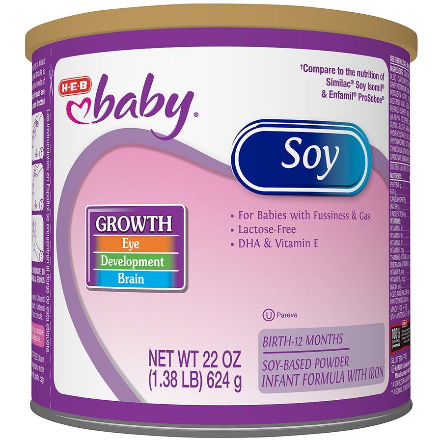 soy based infant formula