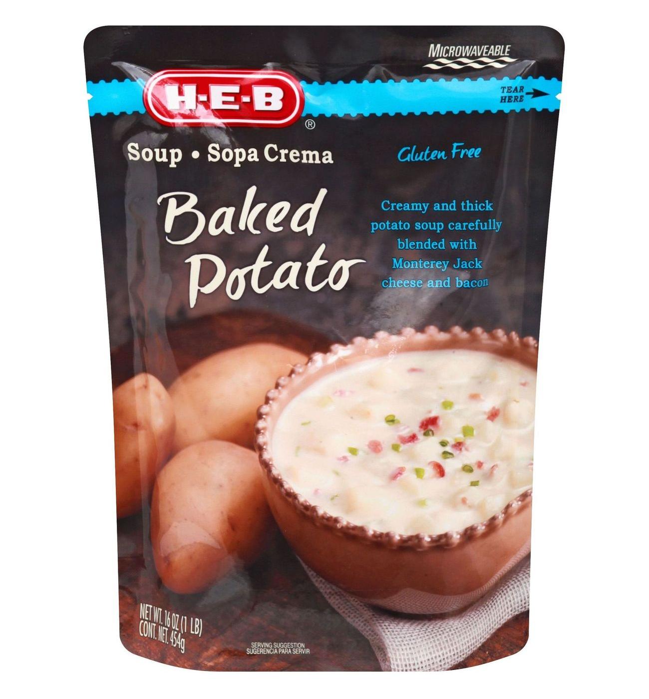 H-E-B Baked Potato Soup; image 1 of 4