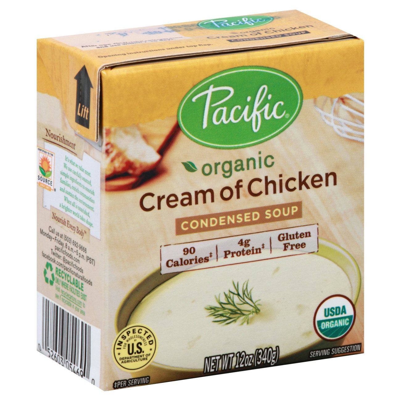 Pacific Foods Organic Cream Of Chicken Condensed Soup Shop Soups And Chili At H E B 4207