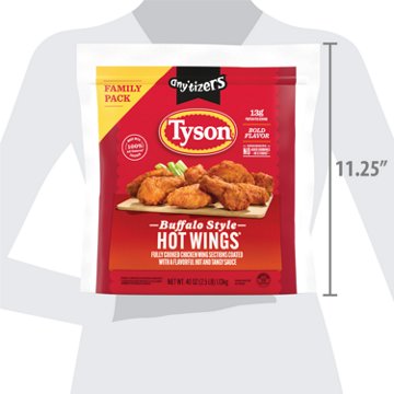 Tyson Any'tizers Frozen Buffalo Style Hot Wings Family Pack