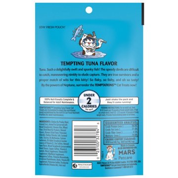 Temptations Classic Crunchy and Soft Cat Treats - Tempting Tuna Flavor