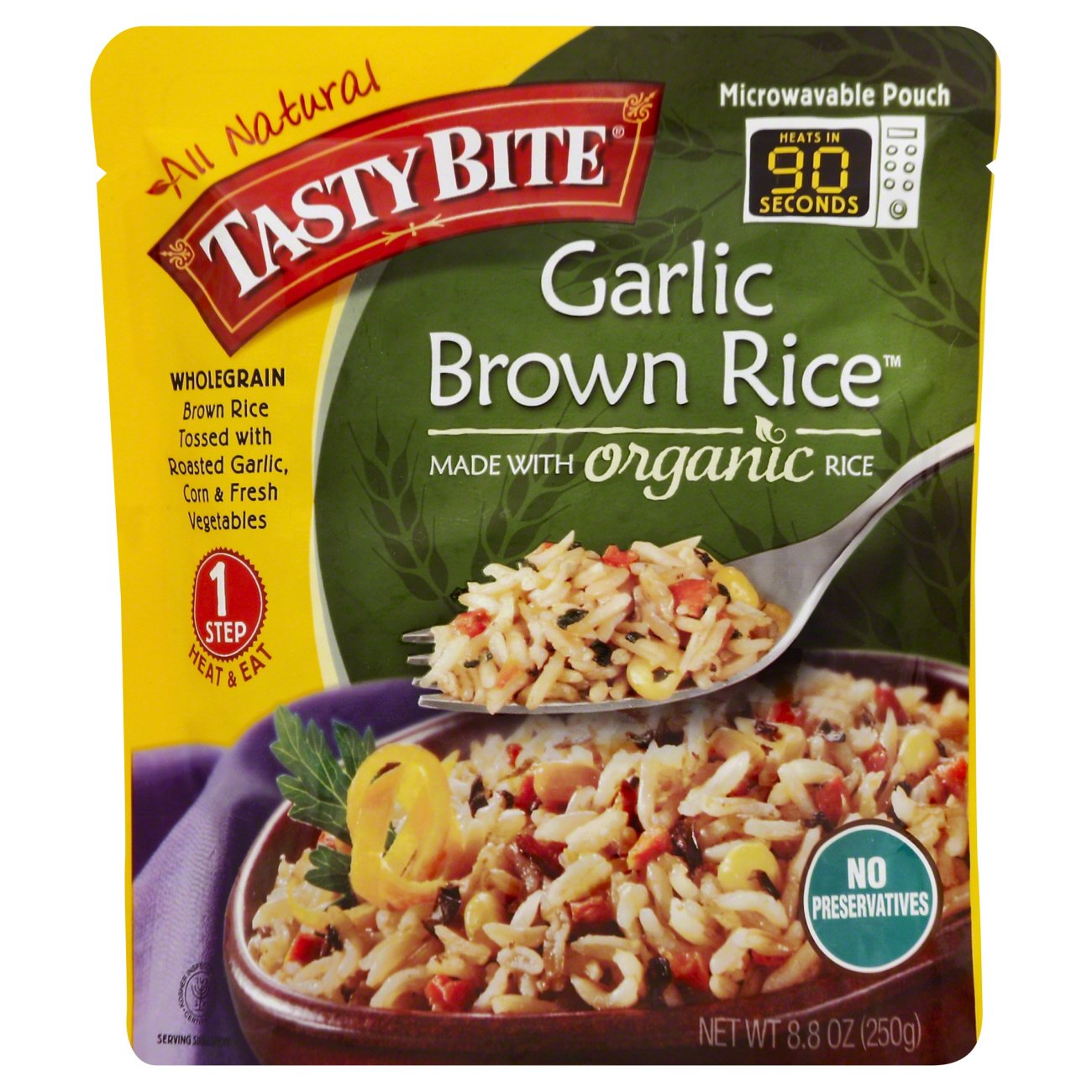 Tasty Bite Garlic Brown Rice - Shop Rice & Grains At H-E-B