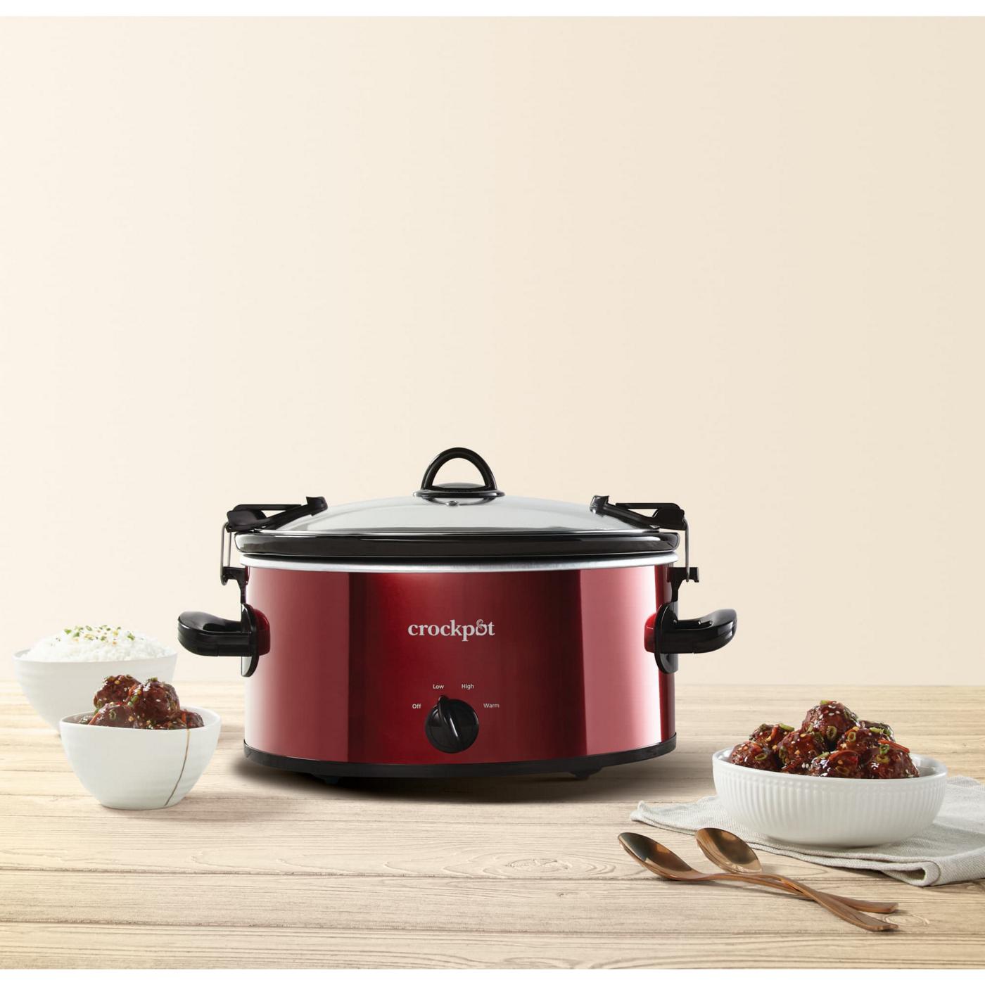 Crock-Pot Cook 'N' Carry Slow Cooker - Red; image 2 of 2