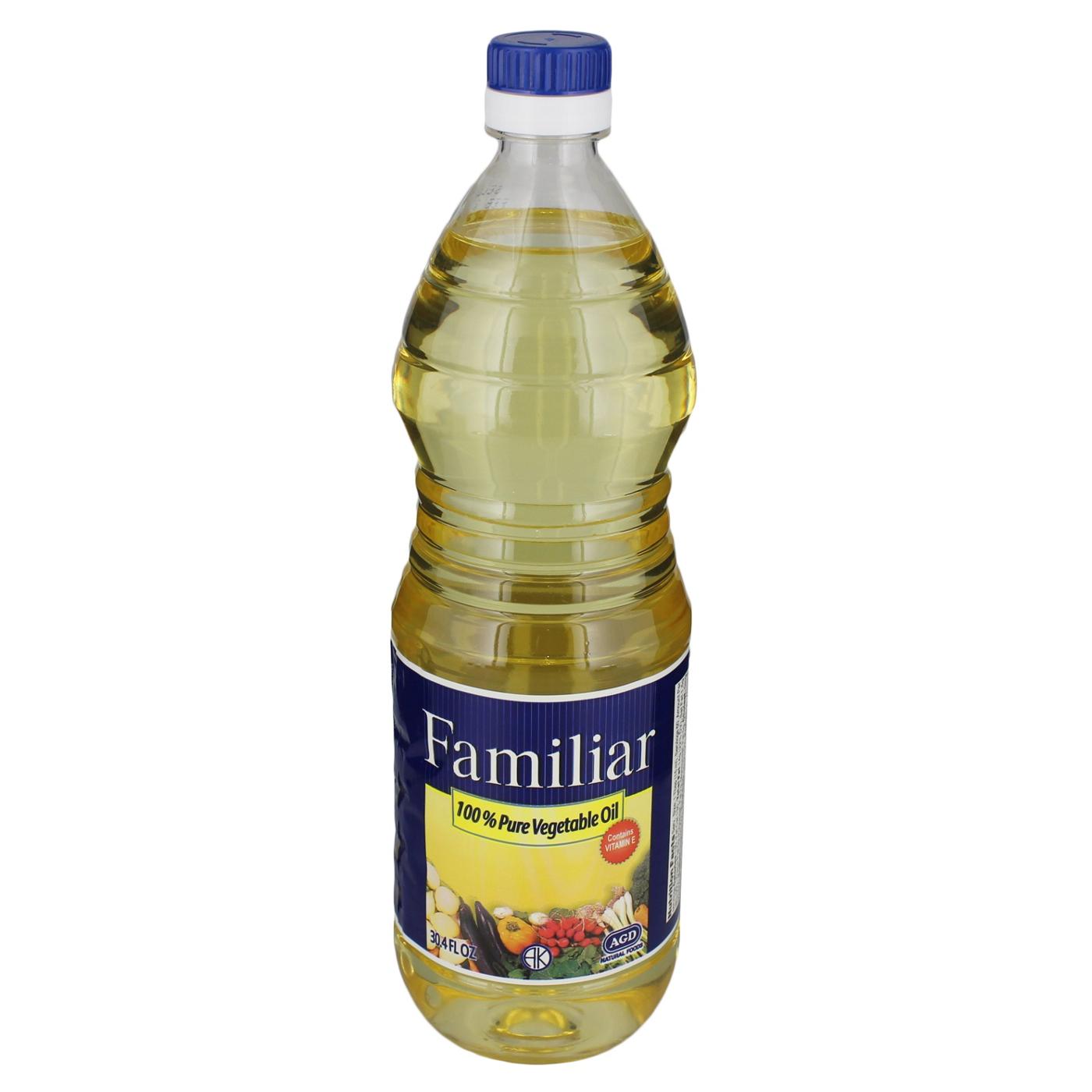 Familiar 100% Pure Vegetable Oil; image 1 of 2