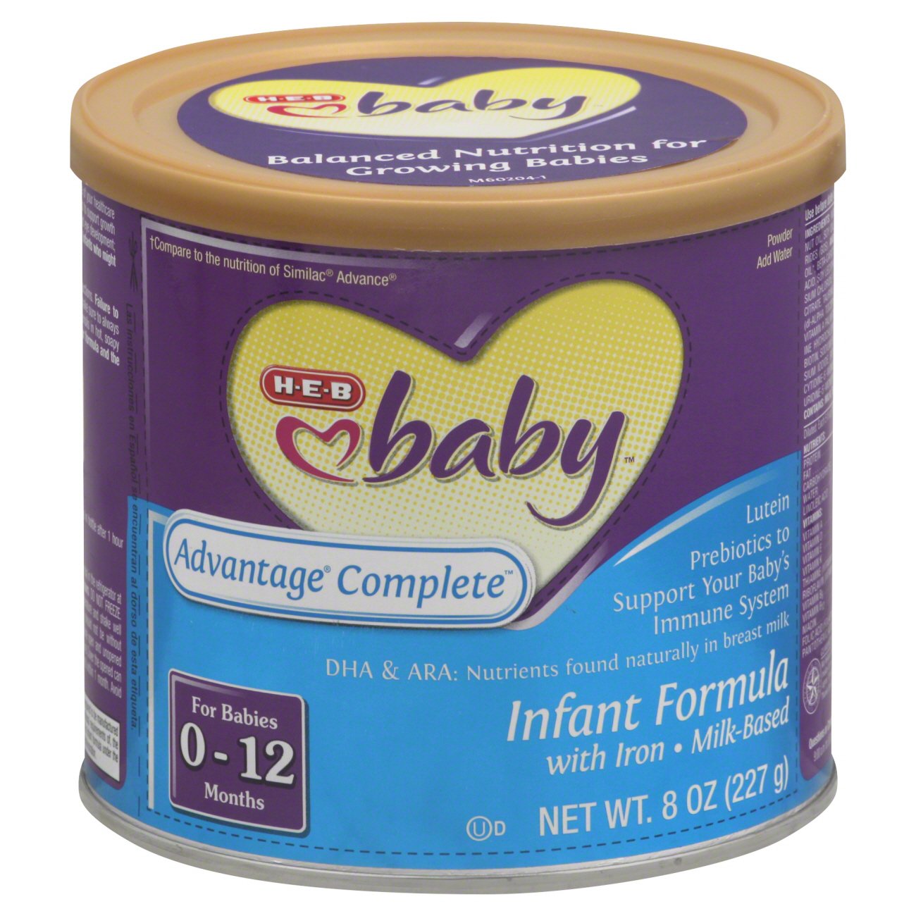 heb baby advantage formula