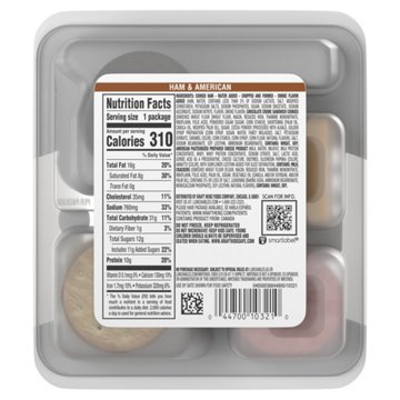 Lunchables Lunch Combinations Ham & American Cracker Stackers, 3.2 oz